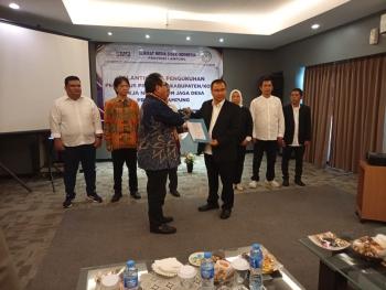 Pelantikan dan Pengukuhan Pokja Newsroom Jaga Desa Provinsi Lampung